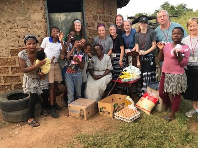 Students at The Village Christian Church in Minooka, IL served in Swaziland, Africa. 